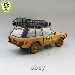 1/18 Land Rover Range CAMEL TROPHY PAPUA GUINEA 1982 Almost Real Model Car Dirty