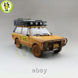 1/18 Land Rover Range CAMEL TROPHY PAPUA GUINEA 1982 Almost Real Model Car Dirty