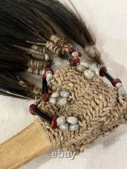 16 Papua New Guinea Cassowary Ceremonial Bone Dagger & Feathers