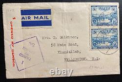 1942 Port Moresby Papua New Guinea Air Force RAAF Censored Cover to New Zealand