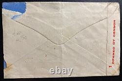 1942 Port Moresby Papua New Guinea Air Force RAAF Censored Cover to New Zealand