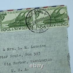 1958 Goroka Papua New Guinea Cover To Gig Harbor Washington