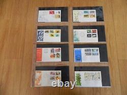 1974 To 1983 PAPUA NEW GUINEA ALBUM OF STAMP PACKS and FDI'S IN VERY GOOD COND