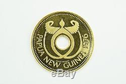 1976 Papua New Guinea 100 Kina Proof Gold Coin Independence (. 2769 oz Gold)