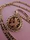 1976 Papua New Guinea Butterfly Coin Pendant & 24 18K Gold Filled Chain. 18mm
