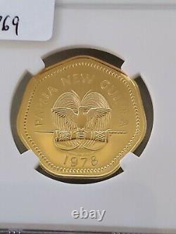 1978 Papua New Guinea 100 Kina GOLD Proof Coin Birdwing Butterfly NGC PF 70 UC