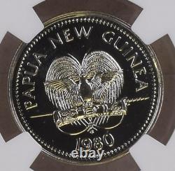 1980-FM (U) Papua New Guinea 5 Tofa NGC MS 69 DPL Top Pop! Low Mintage 1120