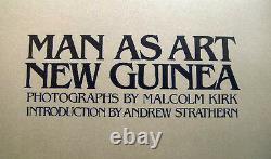 1981 Papua New Guinea Art Signed Malcolm Kirk South Pacific Ethnography