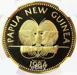 1984 Fm Gold Papua New Guinea 274 Minted 100 Kina Protectorates Ngc Proof 69 Uc