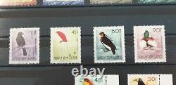 1992 PNG BIRDS OF PARADISE 4 Stamp Set Upper Case T Misprint Error MUH