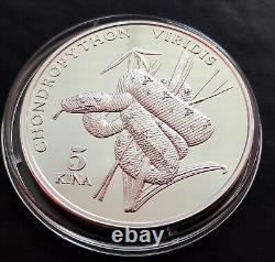 1998 Kina Python Papua New Guinea Silver