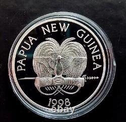 1998 Kina Python Papua New Guinea Silver