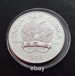 1998 Kina Python Papua New Guinea Silver