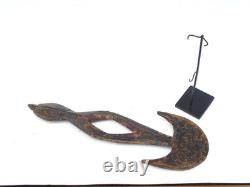 19th C. Papua New Guinea Sepik River Food Hook Tribal Artifact Oceanic PNG