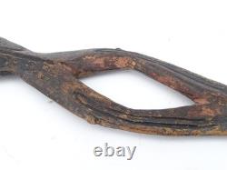 19th C. Papua New Guinea Sepik River Food Hook Tribal Artifact Oceanic PNG