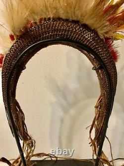 19th Century Papua New Guinea headdress, likely Central Coast and worn by woman