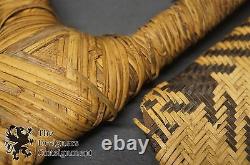 2 Adze + Pick Papua New Guinea & Ceremonial Axe Holder Tool Primitive Tribal Vtg