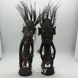 2 Vintage Ancestor figure Mindimbit Papua New Guinea Sepik Spirit Tribal Art