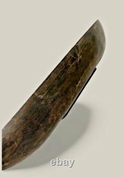 20 Long Papua New Guinea Bowl Carved Wood Feast Ceremonial Bowl & Dried Fruits