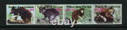 2003 PNG (Papua New Guinea) Tree Kangaroos MNH strip of 4