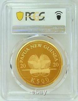 2020 Papua New Guinea 500kina 1oz gold coin PR70DCAM Limited 400pcs