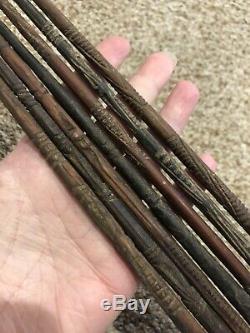 21 Antique Tribal Bamboo Hunting fishing Spears Papua New Guinea REDUCED