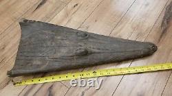 22 Papua New Guinea Crocodile Alligator Dugout Canoe Prow Carved Wood