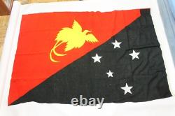 333 big vintage flag Papua New Guinea cotton ship Marine nautical maritime