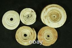 5 Old Toea shell currency from Papua New Guinea Papuan traditional money SET 4
