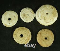 5 Old Toea shell currency from Papua New Guinea Papuan traditional money SET 4