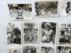 50+ Vintage WW2 Papua New Guinea Photos Natives Huts Topless Women