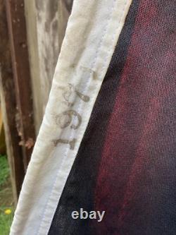 6 feet long original antique vintage Papua New Guinea flag, us ww2 connection