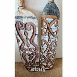 65 Asmat Papua Traditional West New Guinea Indonesian Shields Set of 3