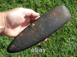 7th Archbold Expedition Papua New Guinea Encrusted Old Stone Trade Axe Adze 18