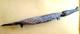 89.5 cm Vintage Hand Carved Wooden PNG Crocodile Sculpture