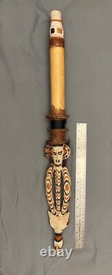 A Ceremonial Lime Container from Middle Sepik Peoples, Papua New Guinea 1960s