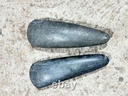 A Pair Of Celts Belonging Together As Twins Lake Sentani New Guinea