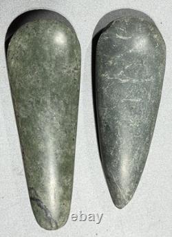 A Pair Of Celts Belonging Together As Twins Lake Sentani New Guinea