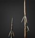 A Pair of Old Papua New Guinea Harpoons/ Spears Miiddle Sepik River Tribal