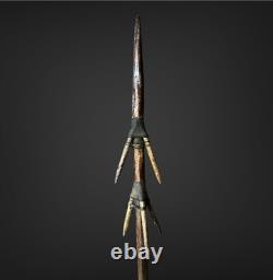 A Pair of Old Papua New Guinea Harpoons/ Spears Miiddle Sepik River Tribal