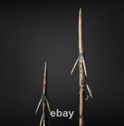 A Pair of Old Papua New Guinea Harpoons/ Spears Miiddle Sepik River Tribal
