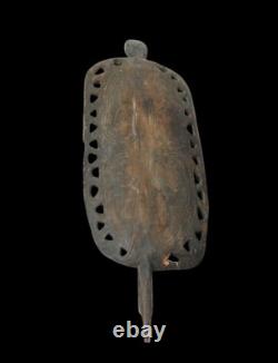 A Stone Carved. Unpigmented Kidney Shape Lumi People Torricelli Papua New PNG