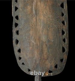 A Stone Carved. Unpigmented Kidney Shape Lumi People Torricelli Papua New PNG