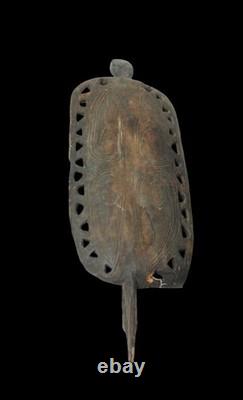 A Stone Carved. Unpigmented Kidney Shape Lumi People Torricelli Papua New PNG