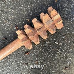 A good OLD Papua New Guinea Mace Head fighting Club Oceanic Tribal Art