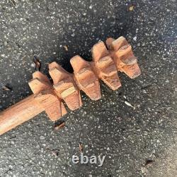 A good OLD Papua New Guinea Mace Head fighting Club Oceanic Tribal Art