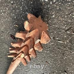 A good OLD Papua New Guinea Mace Head fighting Club Oceanic Tribal Art