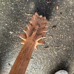 A good OLD Papua New Guinea Mace Head fighting Club Oceanic Tribal Art