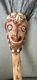 A papua New Guinea Sepik Cassowary bone payback Daggar with clay head 37cm