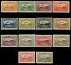 AUS New Guinea GVI SG212-225, 1939 Airmail Postage set, LH MINT. Cat £1100